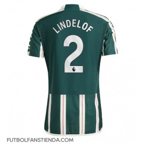 Manchester United Victor Lindelof #2 Segunda Equipación 2023-24 Manga Corta